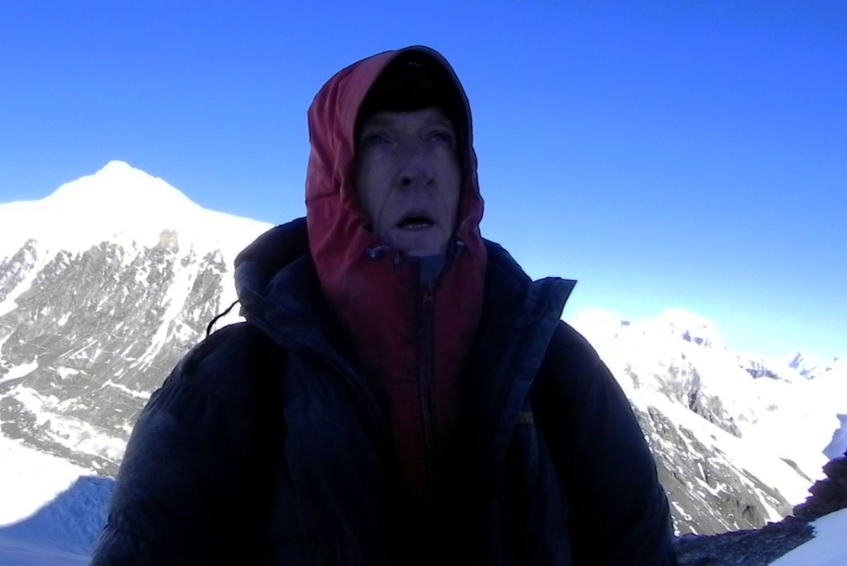 20 Jerome Ryan Arrives At The Top Of The Slope 6694m Above Lhakpa Ri Camp I On The Climb To The Summit 